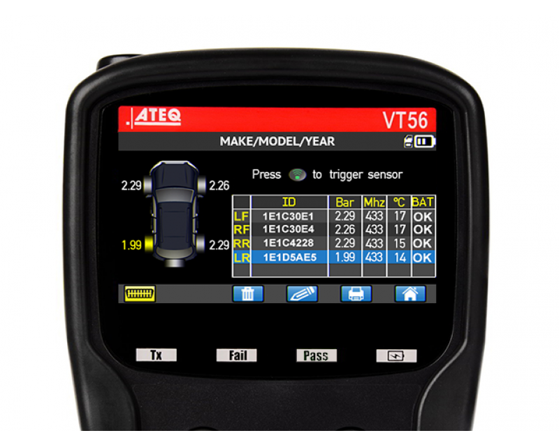 Прописать датчики. Vt56 TPMS. ATEQ vt56. Программатор ATEQ vt56 + obd2. ATEQ TPMS vt56 can2.